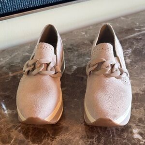 Dolce Vita Cream Chain Loafers